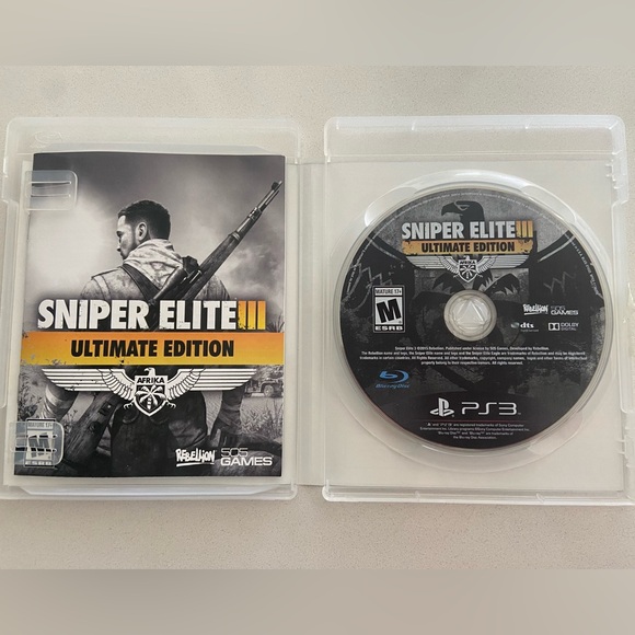 Sniper Elite 3 III PS3 Playstation 3 Ultimate Edition COMPLETE - Picture 3 of 3